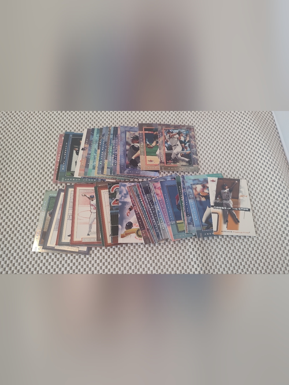 50 Baseball Trading Cards 2002 Selling as a set As shown Smoke/pet free